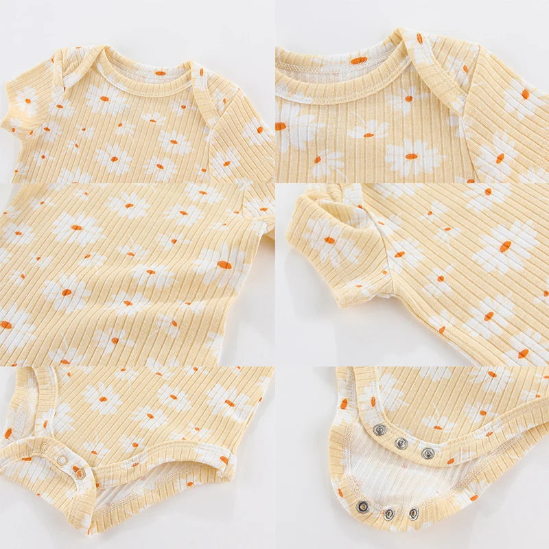 Body côtelé en coton pour nouveau-né, vêtements pour bébé garçon et fille de 0 à 12 mois