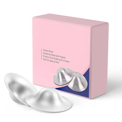 Protège-mamelons pour l'allaitement, essentiels pour l'allaitement des nouveau-nés, protège-mamelons originaux en argent, pour l'allaitement, pour toutes les mamans, apaisant