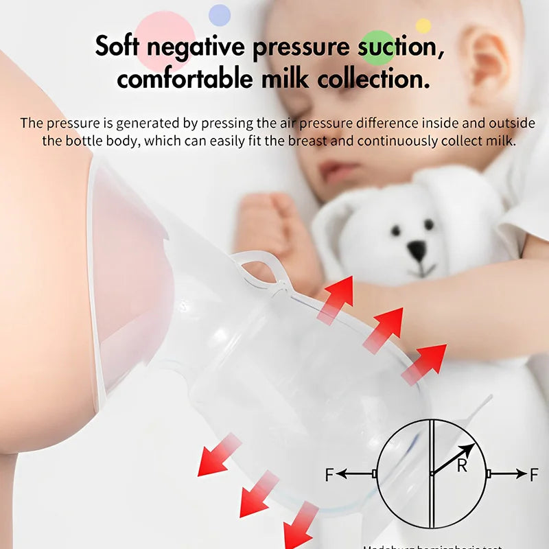 MAMIJOY Tire-lait manuel Alimentation bébé Tire-lait manuel Collecteur de sein Correction automatique Lait maternel Pompes en silicone