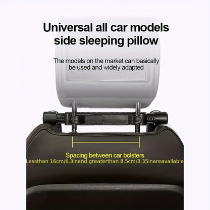 Car Headrest Pillow for Kids, Cartoon Road Pal Headrest, Adjustable Car Seat Head Neck Support, U Shaped Car Sleeping Pillow