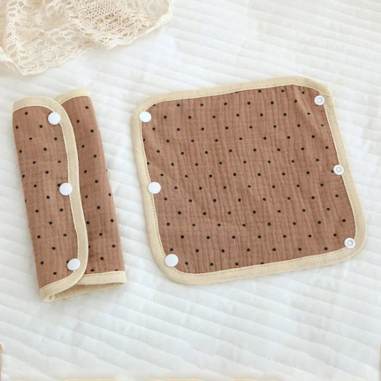 Baby Safety Belt Accessories Soft Cushion Shoulder Strap Cover Baby Waist Stool Drooling Bib Baby Strap Bib