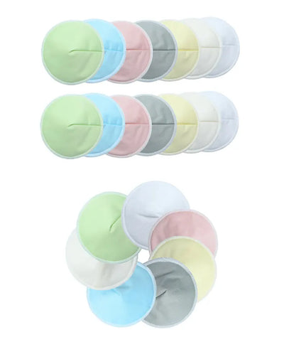 Lot de 8 coussinets d'allaitement bio lavables et réutilisables