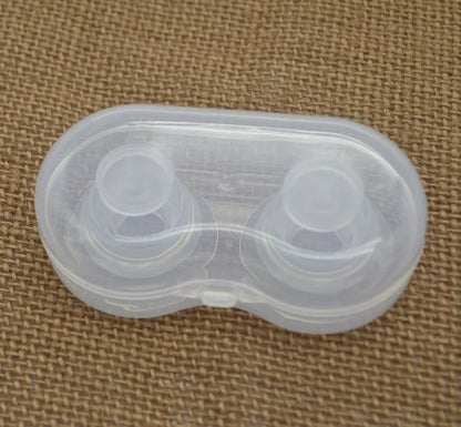 Lot de 2 protège-tétons en silicone Welnove, correcteurs plats et à ventouse