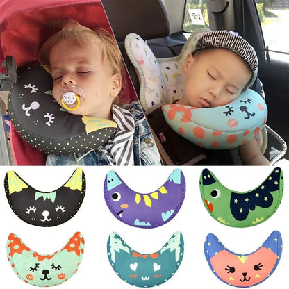 Baby Car Seat Pillow Safety Headrest Shoulder Support Pad Baby Stroller Cushion Head Protection For Kid Children Car Neck Pillow