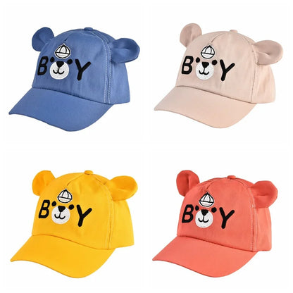 Cute Dinosaur Baby Bucket Hat Summer Newborn Baseball Cap Outdoor Beach Kids Baby Boy Girl Cartoon Bear Sun Hats Bonnets