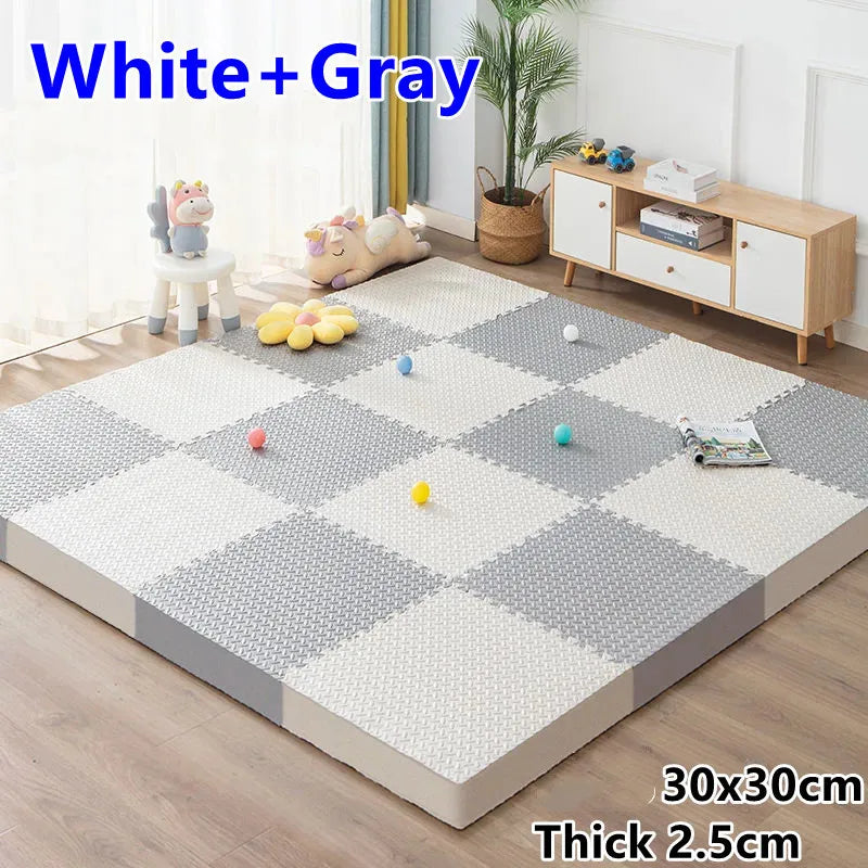 8PCS Tatame Gyms & Playmats Baby Floor Mat Floor Noise Tatamis for Babies Sound Deadening Mat Puzzle Mat Baby Play Gym Mat