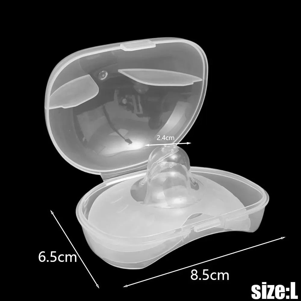 Lot de 2 protège-tétons en silicone ultra-fins en forme de papillon, anti-morsures, fournitures d'allaitement