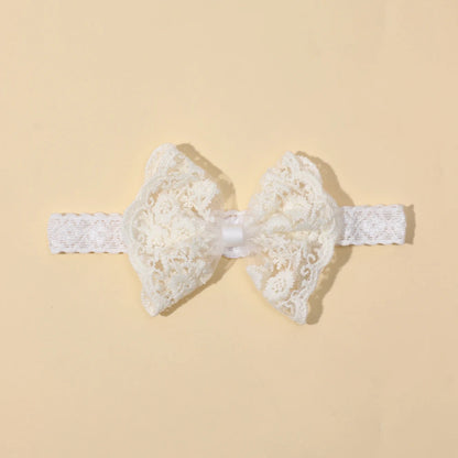 Headbands for Girl Soft Elastic Lace Bow Baby Girl Hair Band Children Turban Kids Headwear Hair Accessories for Newborn Infant