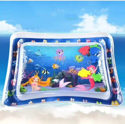 Baby Water Play Mat Inflatable Cushion PVC Infant Tummy Time Toddler Water Pad for Kids Early Education Developing Activity Toys