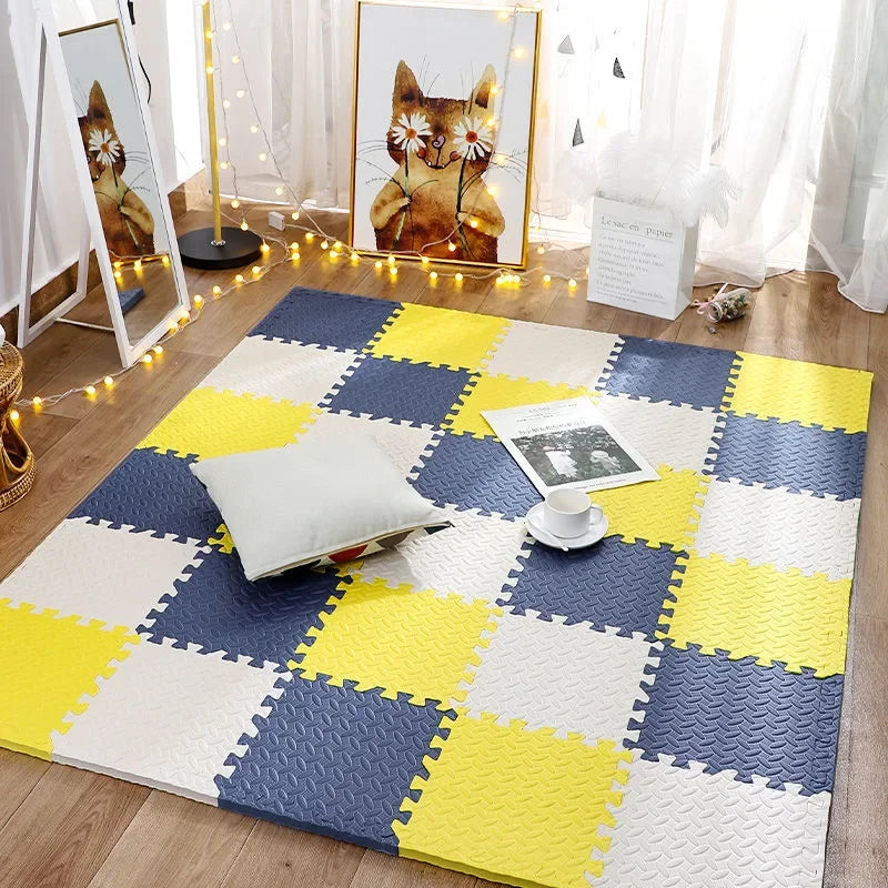 12Pcs 30*30*1cm Foam Baby Play Mat Puzzle Mat Kids Interlocking Exercise Tiles Rugs Floor Tiles Toy Carpet Soft Carpet
