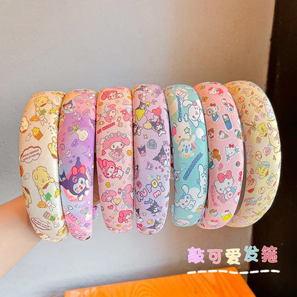 Sanliou Children's Cute Kuromi Headbands for Girls, Anti slip Headbands for Girls, bangs, Hair Breakers Artifactgift