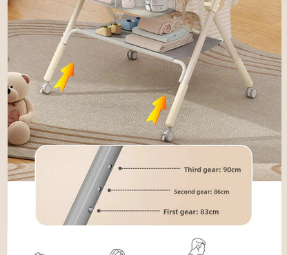 Baby Multifunctional Nursing Table, Foldable Diaper Table, Baby Bathing and Touching Table, Newborn Baby Diaper Changing Table