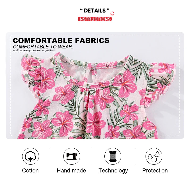 2 pièces été mignon bébé garçon fille combinaisons tissu confortable 0-9 mois nouveau-né barboteuse sans manches vêtements pour bébé