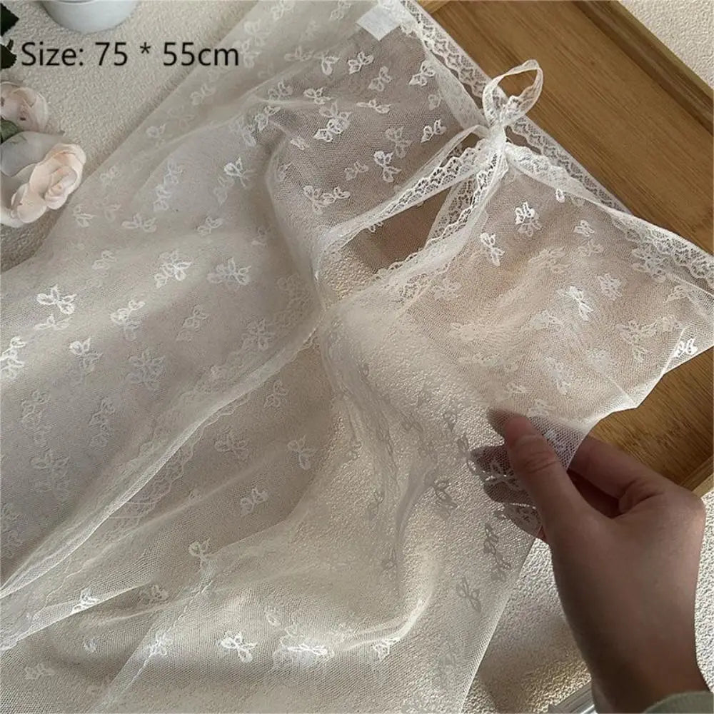 Jupe Harajuku à lacets superposés en dentelle pour femme