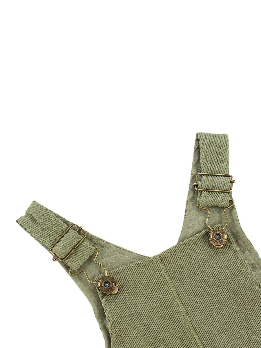 Combinaison pantalon à bretelles unisexe pour bébé de 0 à 24 mois avec boutons, couleur unie, pour tout-petits garçons et filles