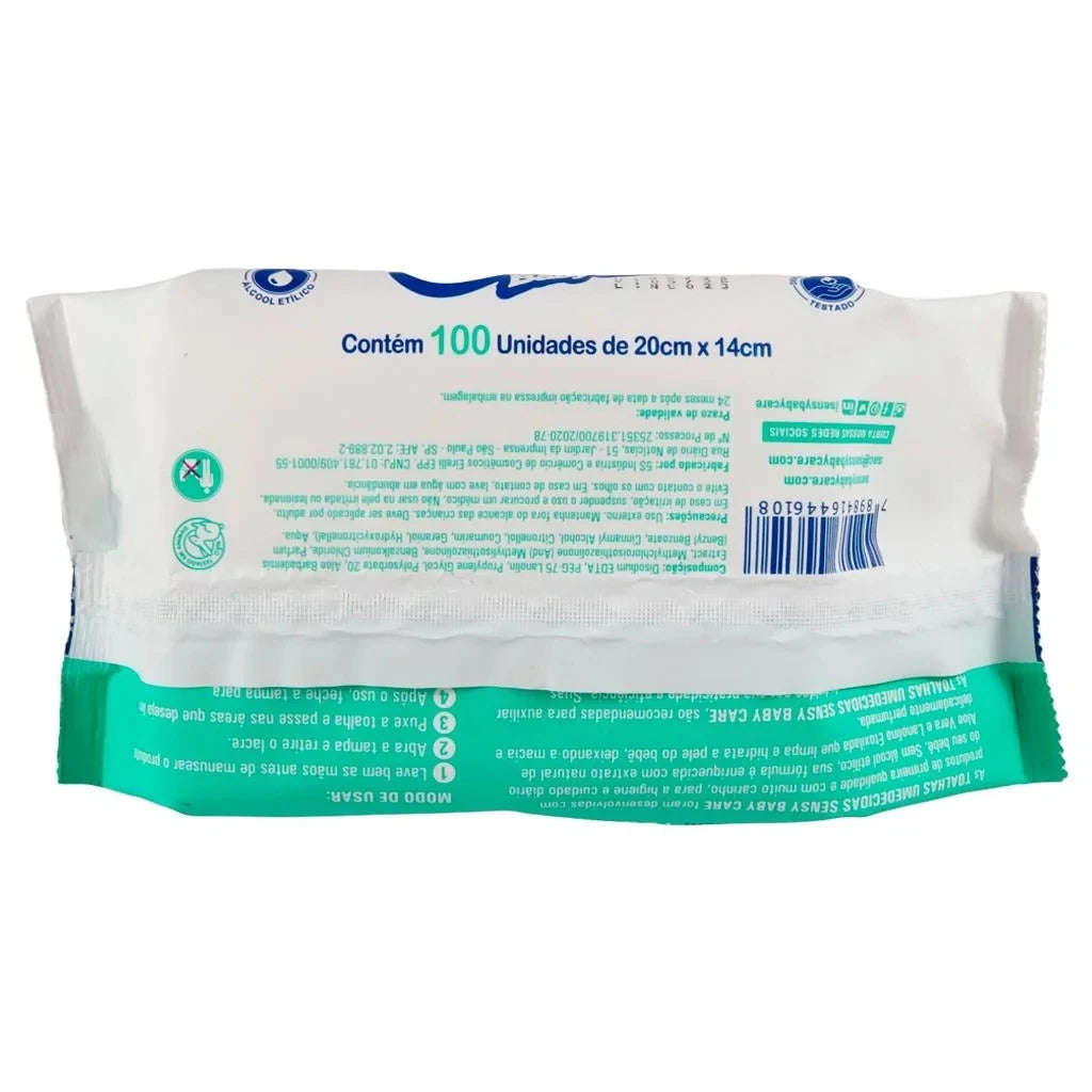 Sensy Care Wet Scarves 100 Units