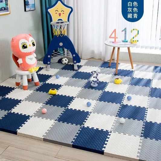 12Pcs 30*30*1cm Foam Baby Play Mat Puzzle Mat Kids Interlocking Exercise Tiles Rugs Floor Tiles Toy Carpet Soft Carpet