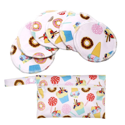 1 ensemble de coussinets d'allaitement en bambou avec organiseur de couches portable, sac de nounou, coussinets d'allaitement confortables et anti-fuites pour nouvelle maman