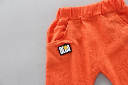 Ensemble de vêtements décontractés pour bébé garçon, haut et short, 2 pièces, été 2024
