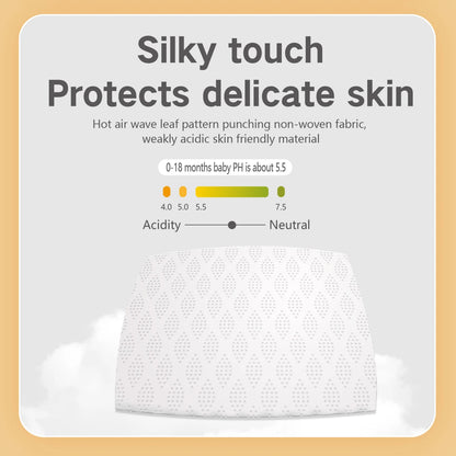 Bebeboo ultra-thin baby diapers use crystal clear water locking molecular structure to achieve instant suction and dryness