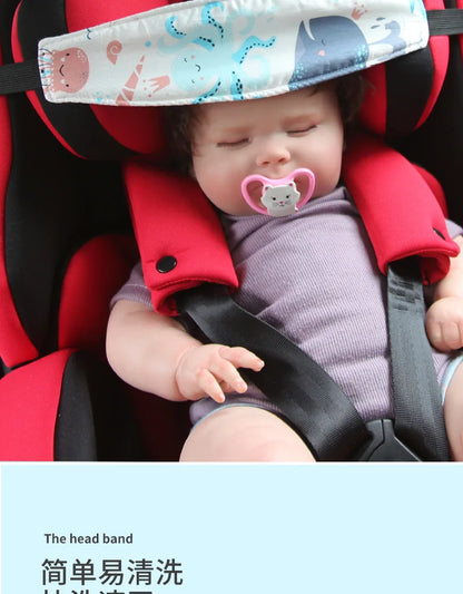 Infant Baby Car Seat Head Support Children Belt Fastening Belt Adjustable Boy Girl Playpens Sleep Positioner Baby Saftey Pillows