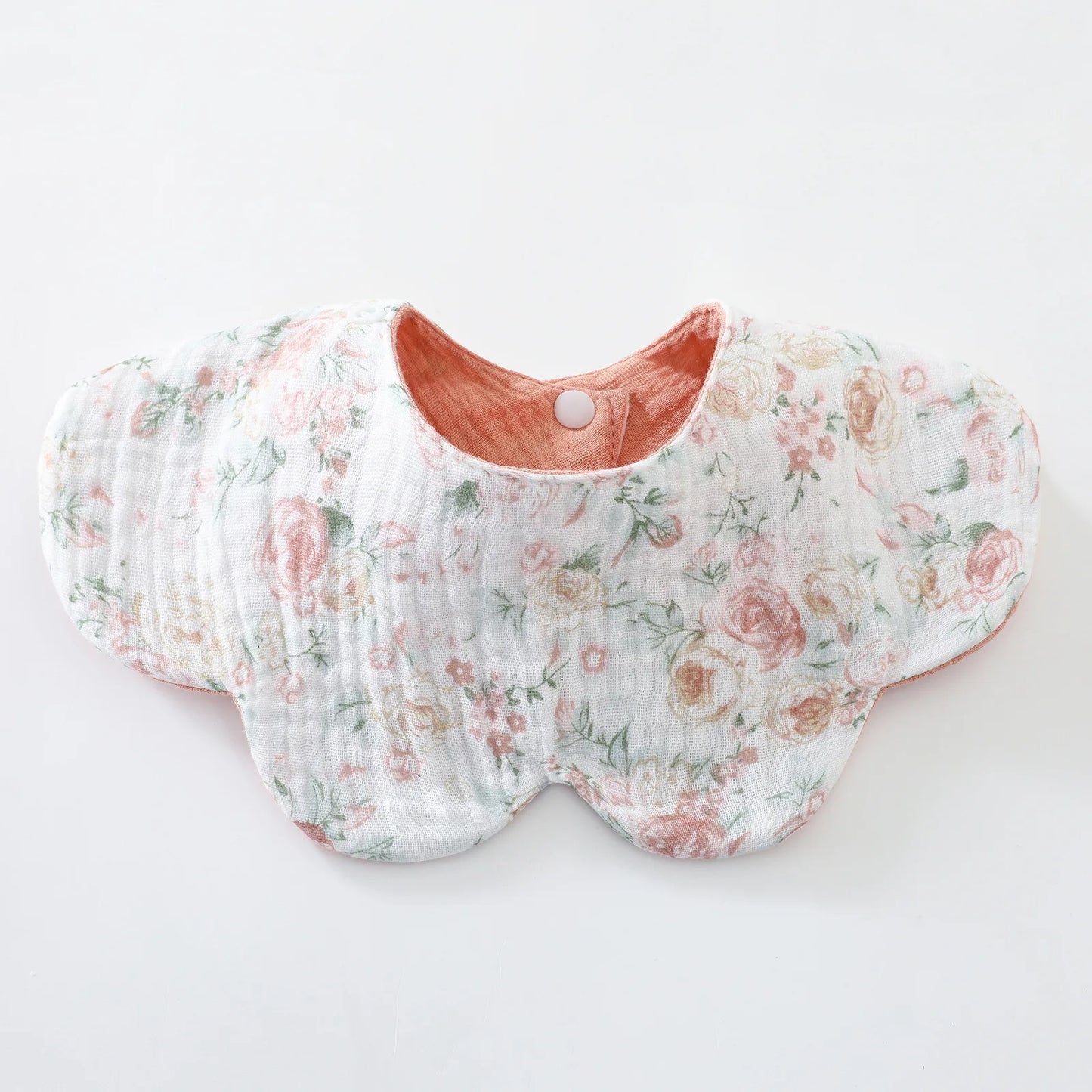New 6 Layers Cotton Two-sided Usable Baby Feeding Drool Bib Cute Infants Saliva Towel Burp Cloth For Newborn Toddler Kids Bibs