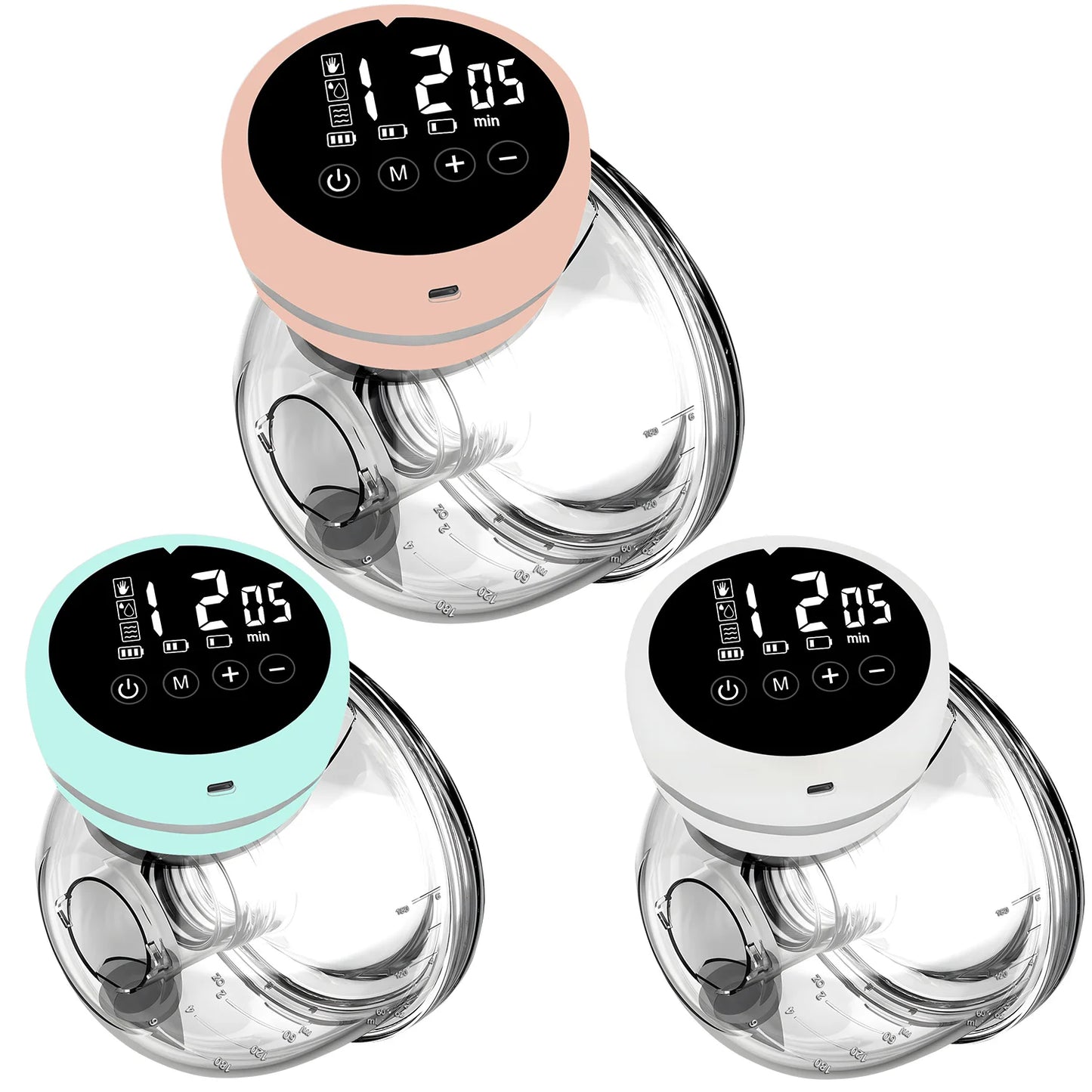 Tire-lait électrique portable, 3 modes, chargeur USB intelligent, collecteur de lait, tire-lait maternel portable