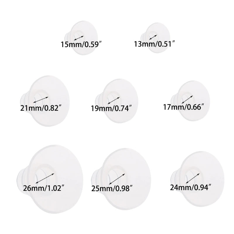 Bride d'insertion de tire-lait électrique, protection de tire-lait, bride d'insertion de tire-lait, accessoires 13/15/17/19/21/24/25/26 mm Q81A