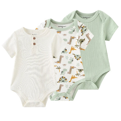 Body côtelé en coton pour nouveau-né, vêtements pour bébé garçon et fille de 0 à 12 mois