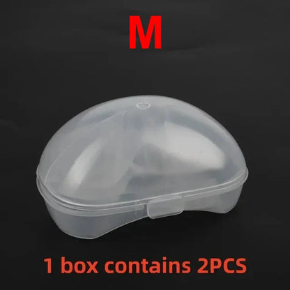 Lot de 2 protège-mamelons d'allaitement en silicone souple