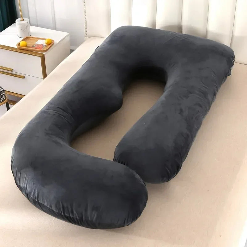 3kg 6.6lb J Pregnancy Pillow for Pregnant Women Sleep Nursing Maternity Full Body Support for Back Belly Hip Leg Removable Cover