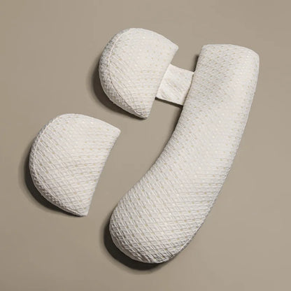 Coussin de grossesse doux en forme de U pour dormir sur le côté, coussin lombaire pour femmes enceintes, coussin de maternité, coussin pour le ventre, fournitures de grossesse