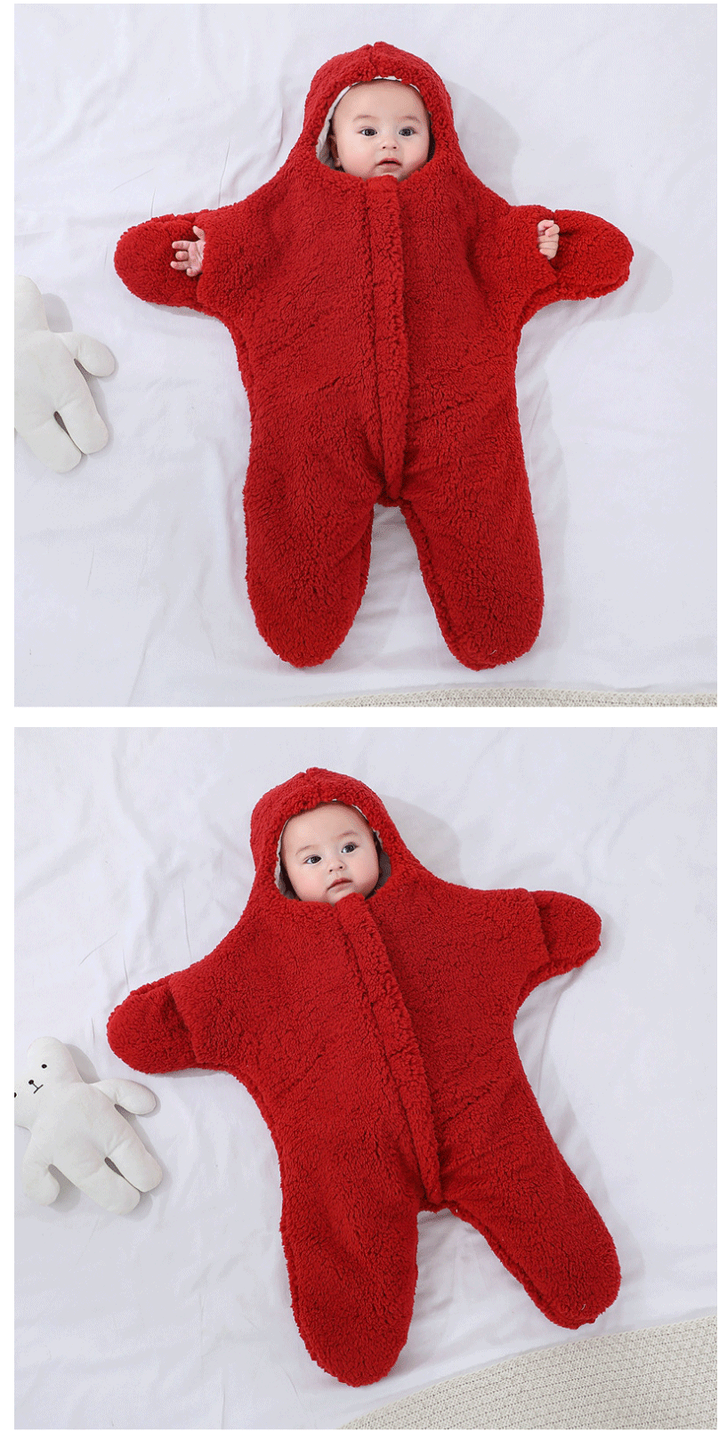 Combinaison à capuche pour nouveau-né, garçon et fille, motif dessin animé, vêtements à manches longues, tenue une pièce pour tout-petit