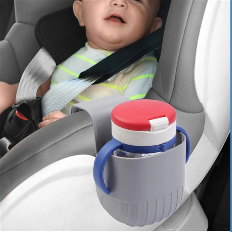 Baby Car Safety Seat Cup Holder Drink Beverage Stand Snack Storage Tray Food Drink WaterBottleOrganizer Auto Accessory