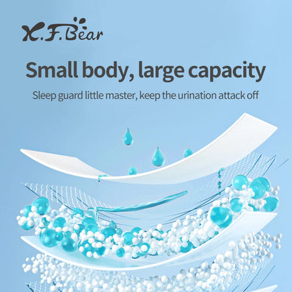 Xiaofeixiong disposable baby diaper, skin friendly and soft, multi-layer breathable
