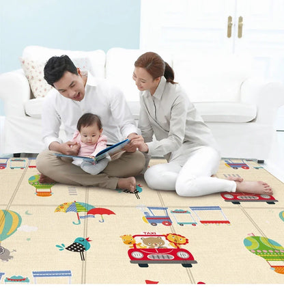 Foldable Lightweight Baby Play Mat, Waterproof Soft Cushion Portable Activity Mat, Non-slip Thick One-piece Foam Crawling Mat
