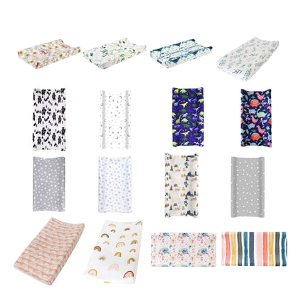 Changing Pad Cover Unisex Diaper Change Table Sheet for Baby Boys and Girls Fit 34''x16" Contoured Pad Cradle Sheets