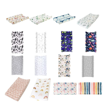 Changing Pad Cover Unisex Diaper Change Table Sheet for Baby Boys and Girls Fit 34''x16" Contoured Pad Cradle Sheets