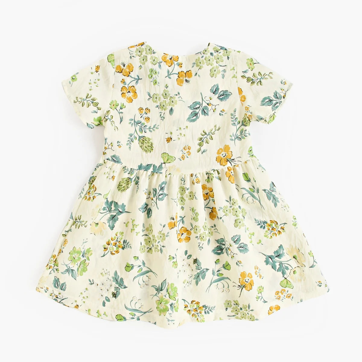 Robe d'été à manches courtes en coton pour petites filles, tenue de vacances, Sanlutoz Notely