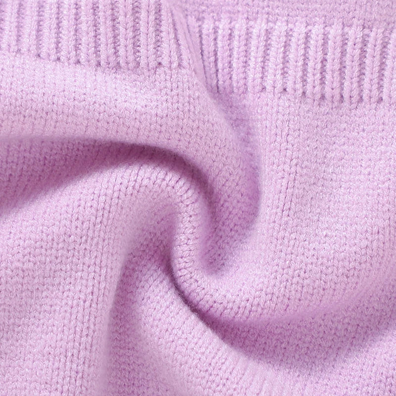 Barboteuse en tricot pour bébé fille de 0 à 9 mois, manches longues, revers, nœud sur le devant, pull à pieds avec bandeau