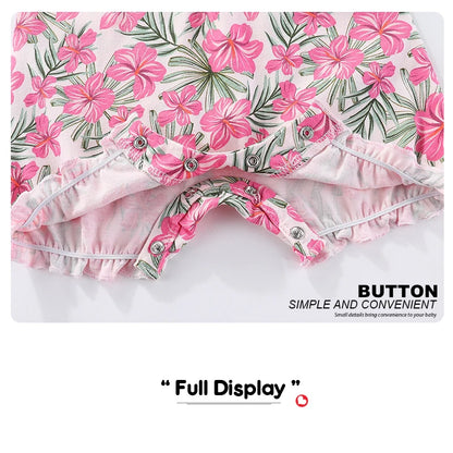 2 pièces été mignon bébé garçon fille combinaisons tissu confortable 0-9 mois nouveau-né barboteuse sans manches vêtements pour bébé