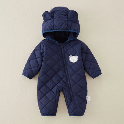 Les nourrissons et les jeunes enfants sortent en hiver avec des manteaux épais en coton à capuche Vêtements d'extérieur pour hommes et femmes Bébé Bébé fille Personnel