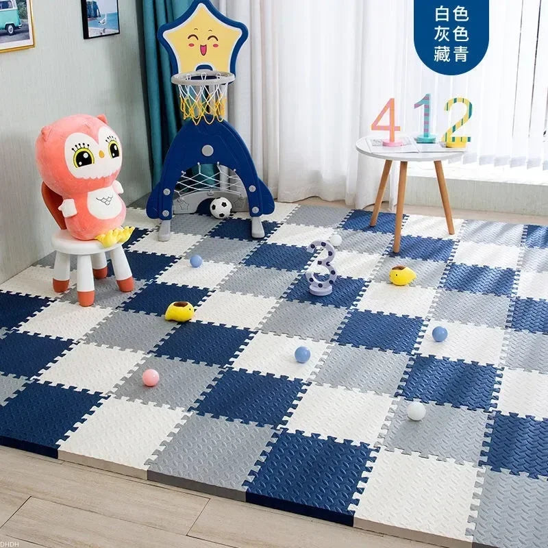 12Pcs 30*30*1cm Foam Baby Play Mat Puzzle Mat Kids Interlocking Exercise Tiles Rugs Floor Tiles Toy Carpet Soft Carpet