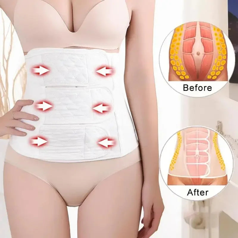 Ceintures post-partum Bandage de récupération Soutien postnatal Ceinture de taille Corset Serre-taille Bandes abdominales Body Shaper Shapewear Trainer