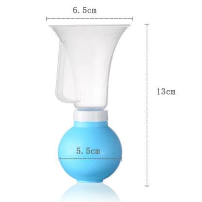 Tire-lait manuel puissant en silicone pour bébé, aspiration des tétons, biberons, tire-lait
