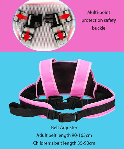Baby Kids Safety Motorcycle Bike Belt Child Seat Belt Riding Harness Motor Cycle Baby Straps Anti-fall Loss Protection Belt
