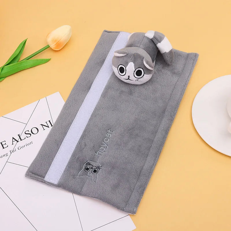 Cartoon Car Seat Belt Cover Universal Auto Seat Belt Shoulder Pad Cushion Protector Safety Protection Warm Flannel Interior Seat