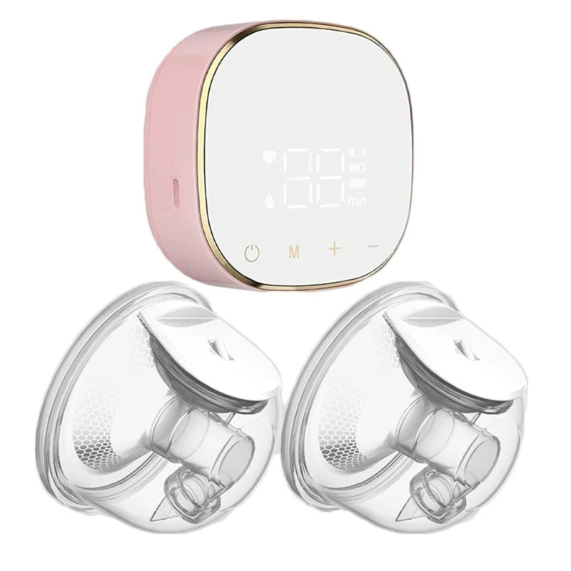 Tire-lait électrique double, rechargeable, facile à transporter, pour l'extérieur, USB, portable, mains libres, extracteur de lait portable, sans BPA