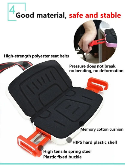 Ifold Portable Baby Car Seat Safety Cushion Travel Pocket Foldable Child Car Safety Seats Harness The Grab and Go Booster