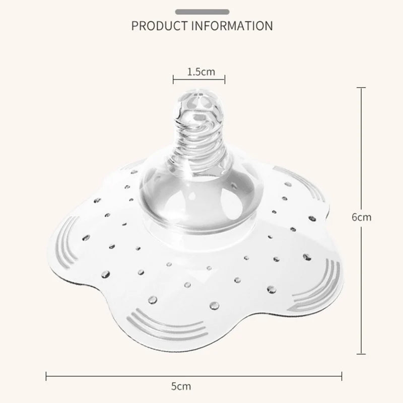 2pcs Silicone Nipple Protectors Feeding Mothers Nipple  Protection Cover Breastfeeding Mother Milk Silicone Nipple